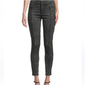 Liverpool Los Angeles Washed Charcoal Black Skinny Jeans Women’s Size 2/26”